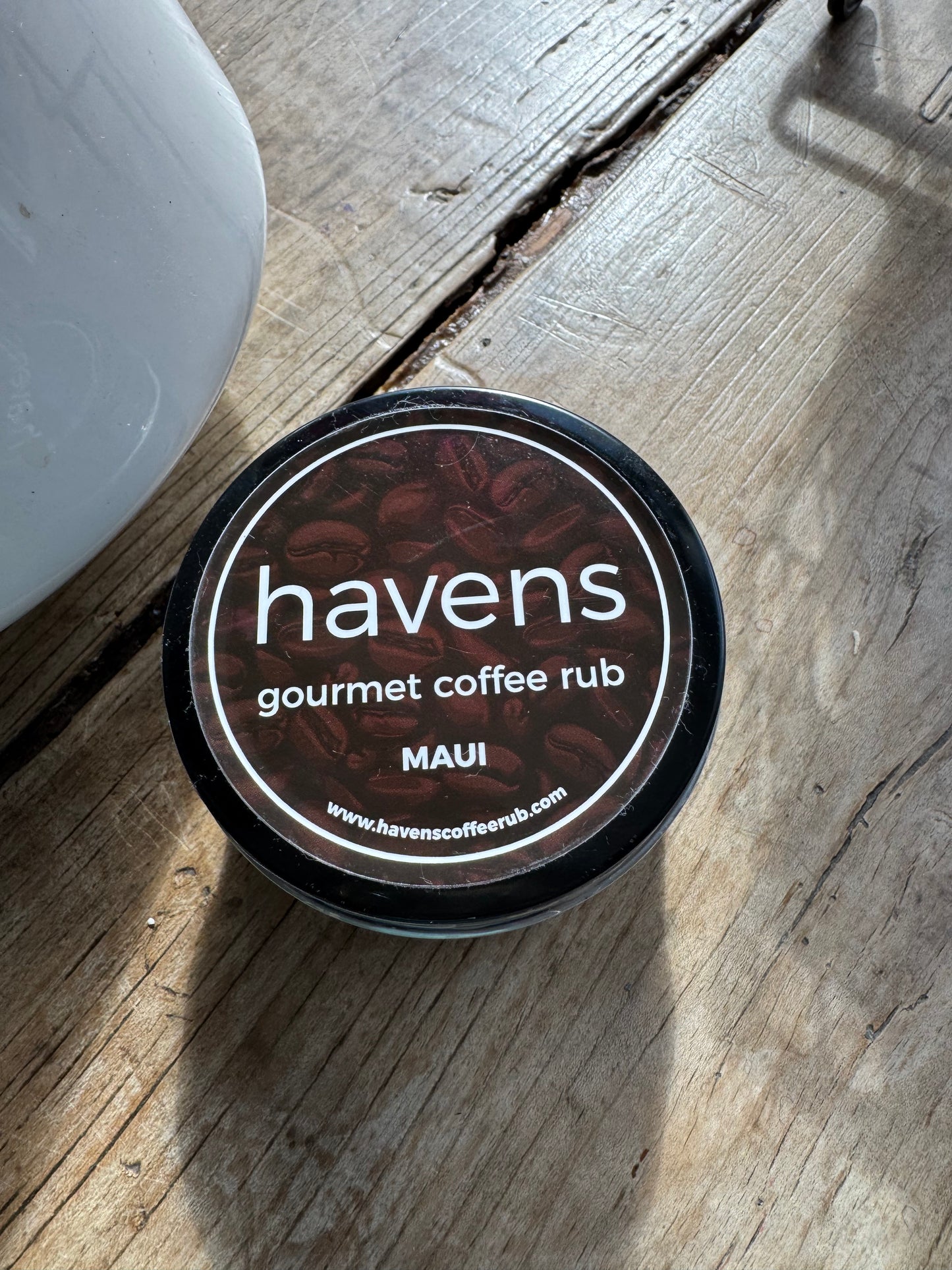 Set of 4 Maui Havens Gourmet Coffee Rub 5 oz Tin
