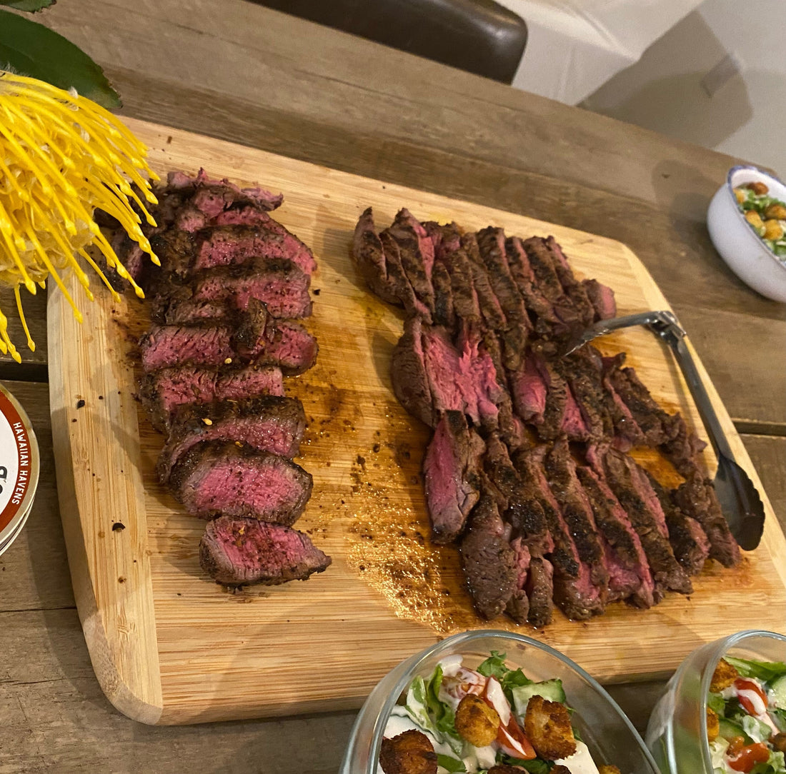 Coffee-Rubbed Ribeye Steak with Havens Mushroom & Onion Coffee Rub