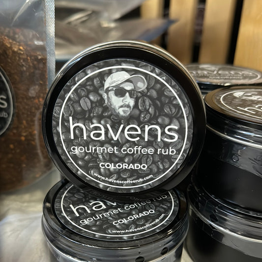 Havens Gourmet Coffee Rub Colorado, 5 oz Tin