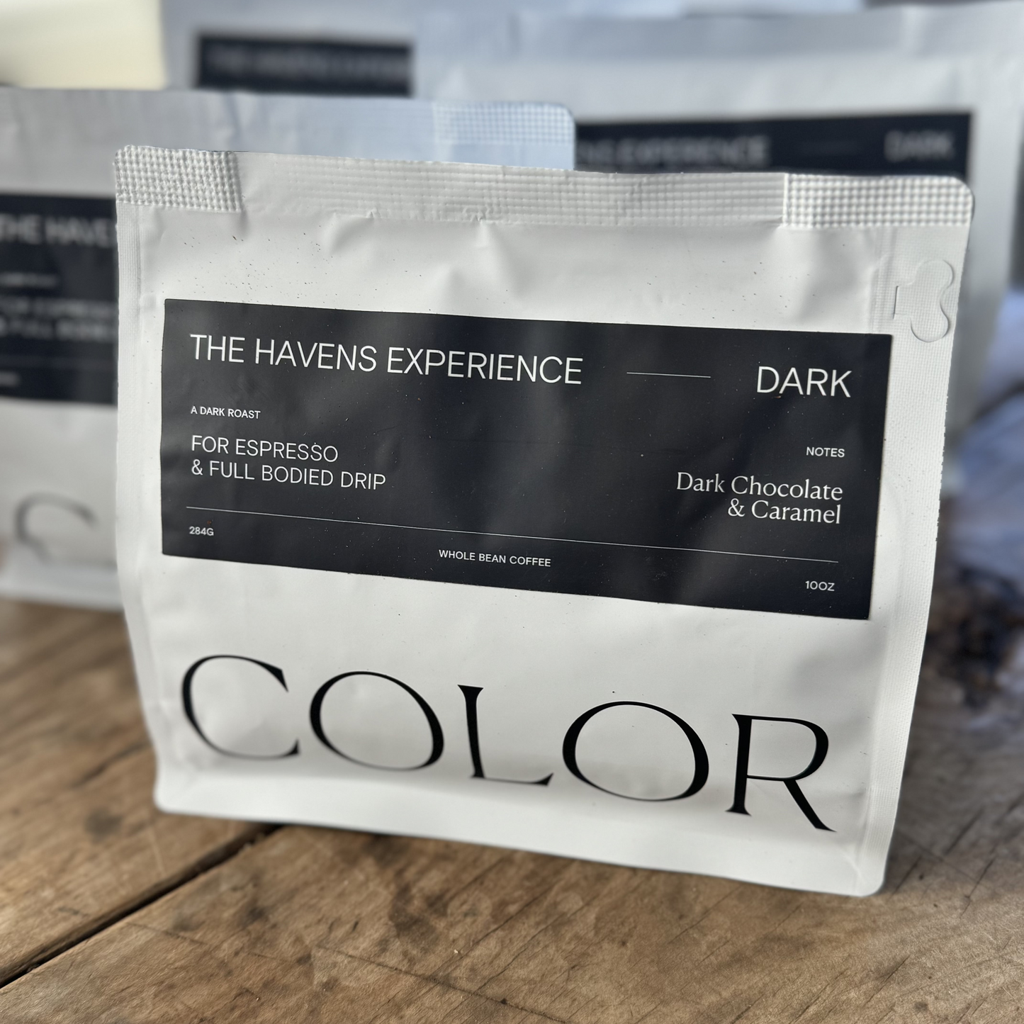 Color Coffee Dark Roast, Havens Experience 10oz
