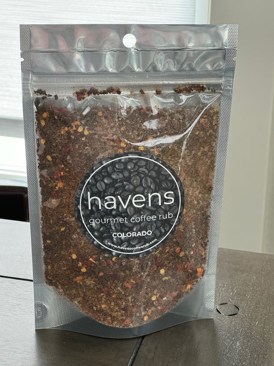 Colorado 6 oz Set of 4 Havens Coffee Rub Bags