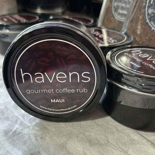 Havens Gourmet Coffee Rub Maui, 5 oz Tin