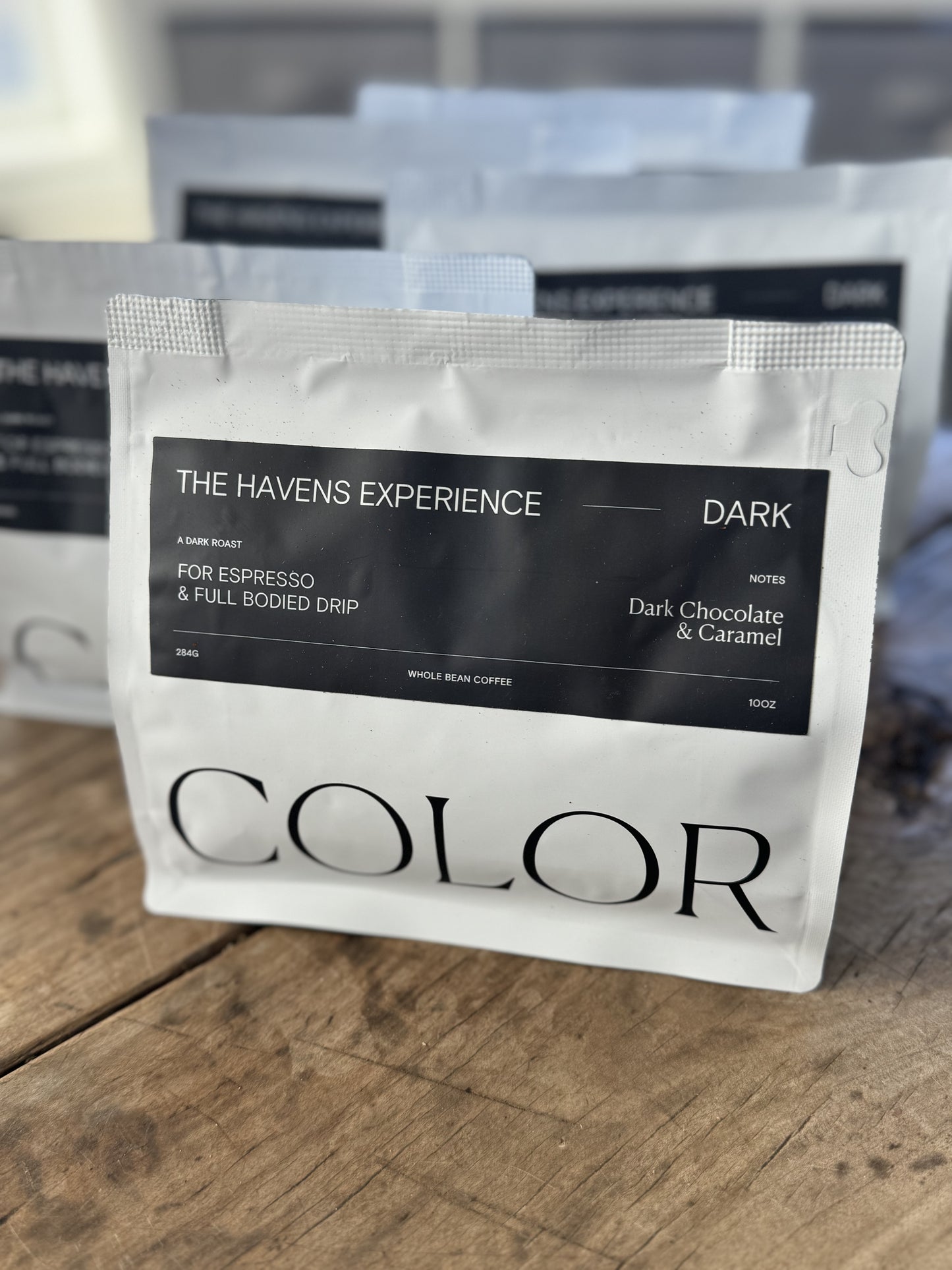 Color Coffee Dark Roast, Havens Experience 10oz