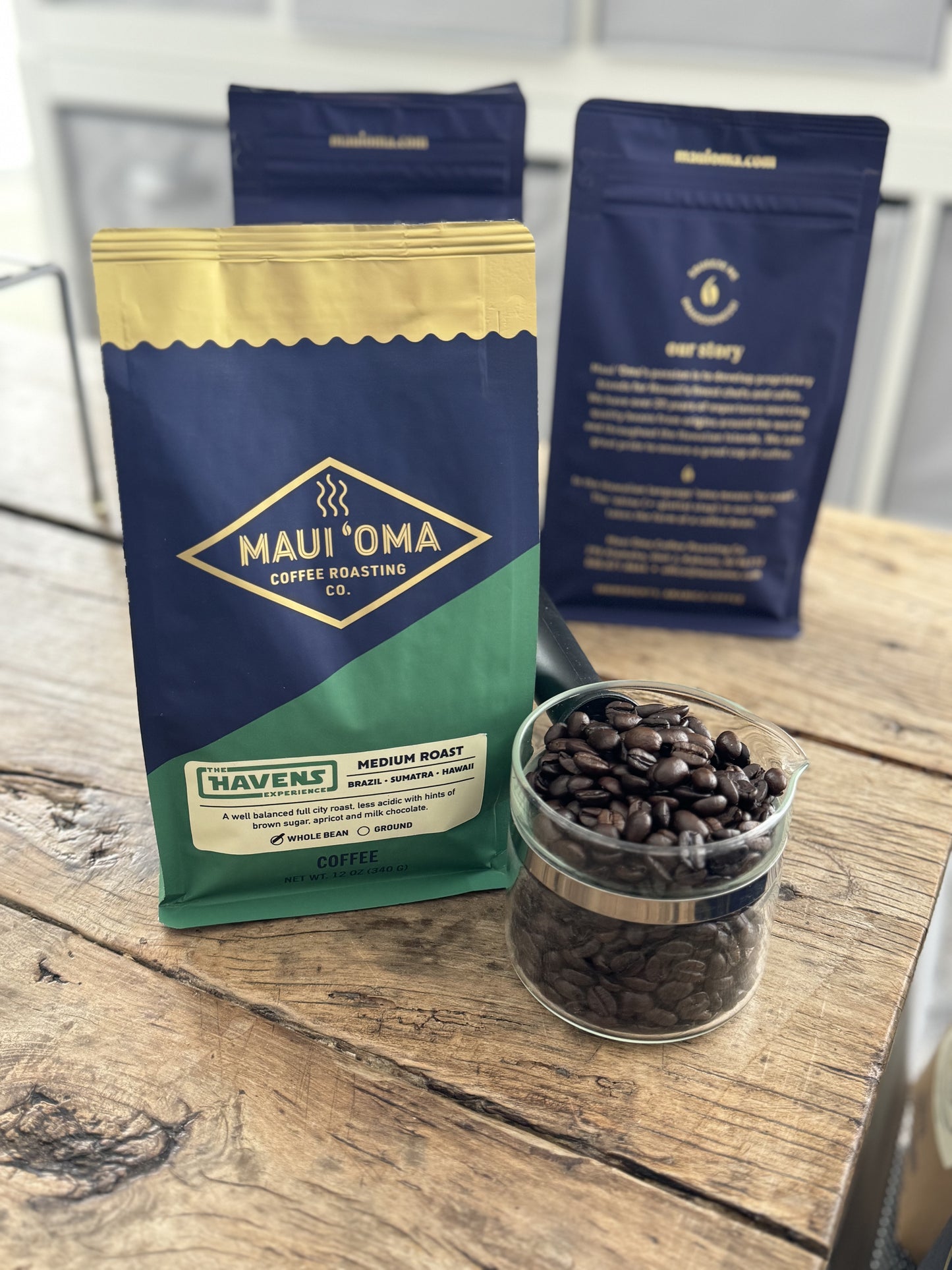 Medium Roast 12 oz. Maui ‘Oma Coffee, The Havens Experience