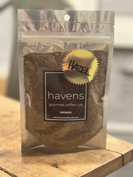 Havens Coffee Rub - Hazelnut 6 oz bag