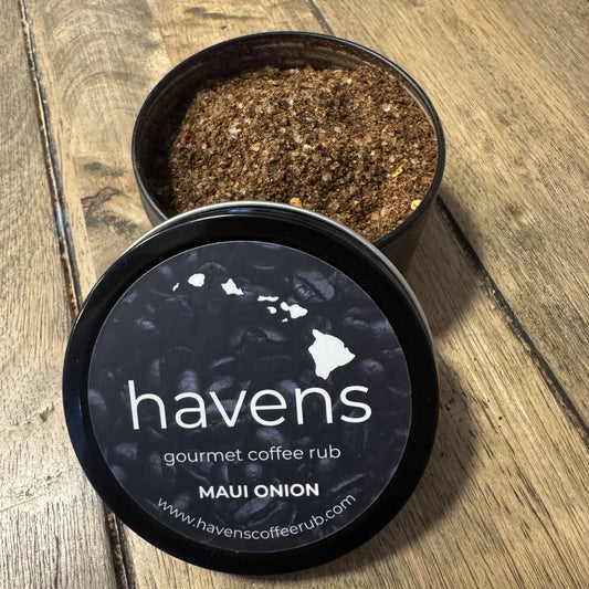 Maui Onion Havens Gourmet Coffee Rub
