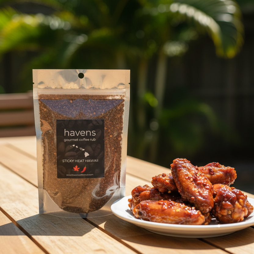 Sticky Heat Havens Gourmet Coffee Rub
