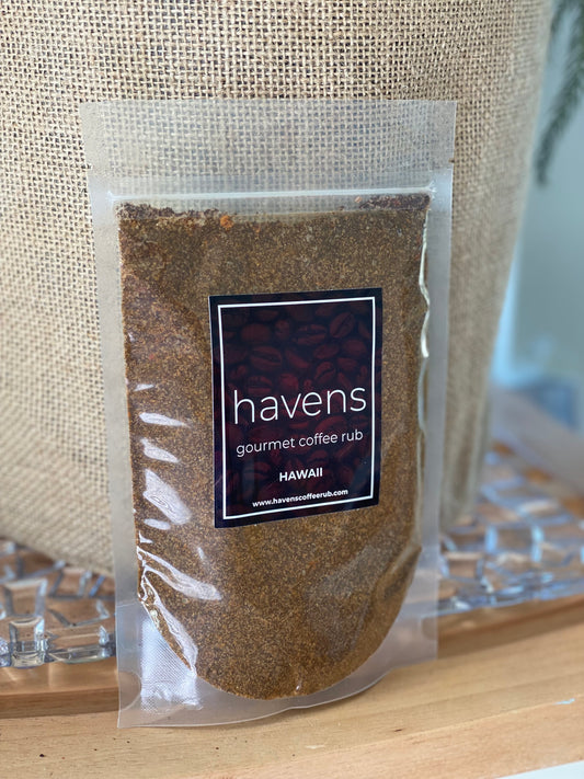 Havens Gourmet Coffee Rub Hawaii 6 oz Bag